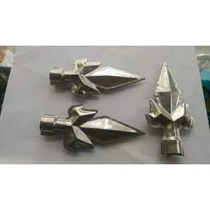 10 cái mũi mác hàng rào dẹt phi 19mm Inox304