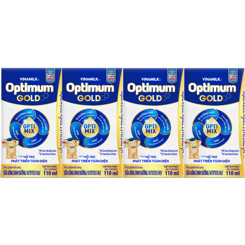 Thùng 48 hộp Sữa nước Vinamilk Optimum Gold 110ml