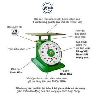 Cân nhơn hòa 30kg 20kg 15kg 12kg 10kg 5kg 1kg 2kg 4kg nguyên seal - cam kết bảo hành chính hãng 12 tháng