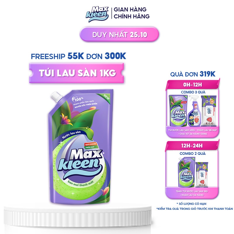 Túi Nước Lau Sàn MaxKleen 1Kg