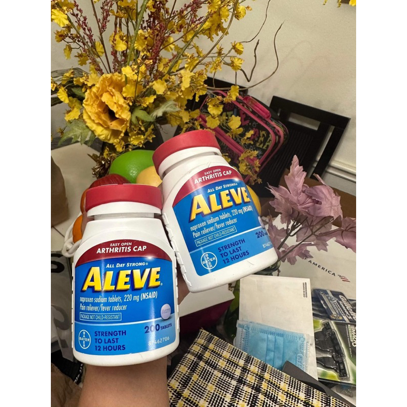 Viên uống Aleve strength to last 12 hours Mỹ 200 viên