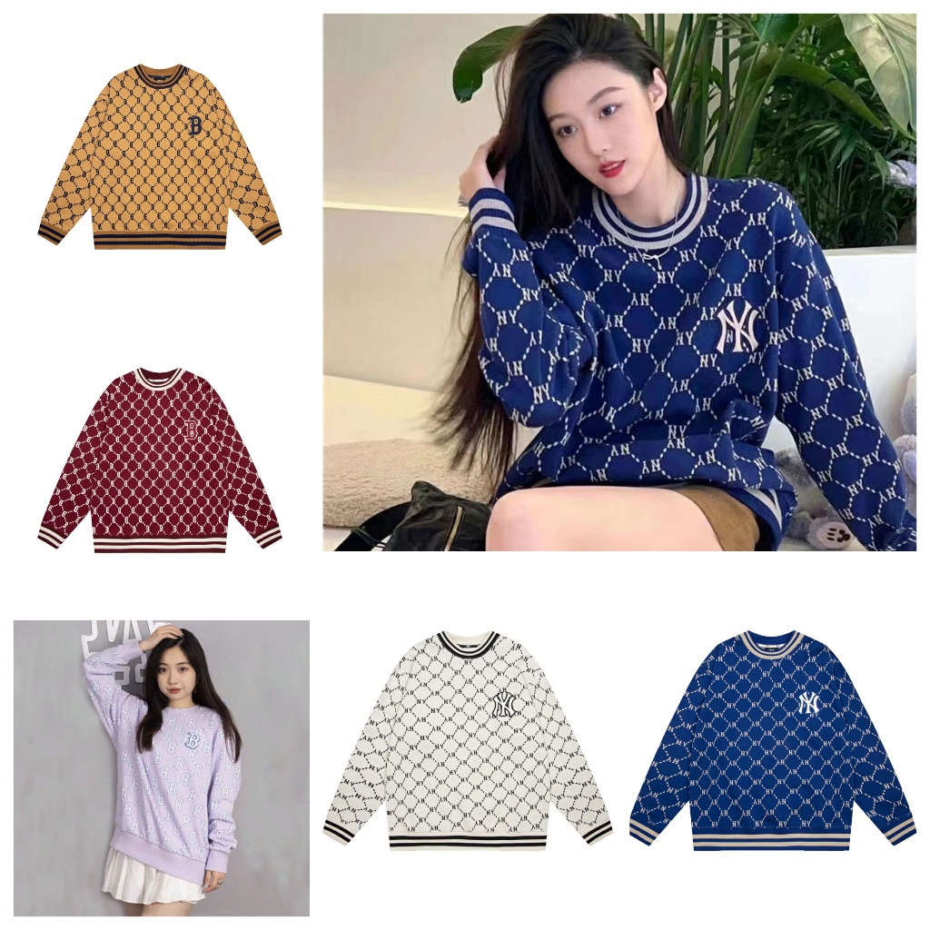 Áo nỉ tay dài Sweatshirt MLB Mega nam nữ cao cấp