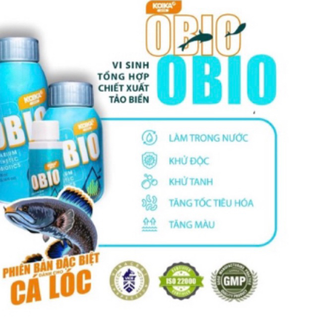 Vi Sinh OBIO cho lóc cảnh