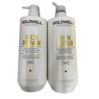🇩🇪 Dầu gội xả chăm sóc tóc hư tổn khô xơ Goldwell Rich Repair 1000mlx2