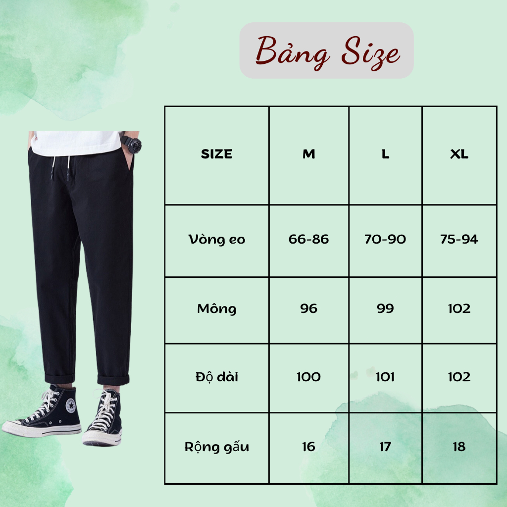 Quần baggy Unisex lưng thun co giãn, quần kaki baggy nam nữ ống suông  3 màu rêu, be, đen - Vavian Store