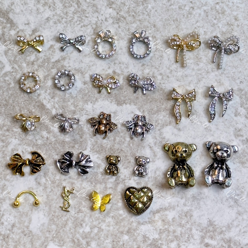 Phụ Kiện Charm Đá Đính Móng Nail Móng Tay Nail