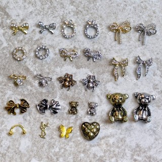 Phụ kiện charm đá đính móng nail móng tay nail