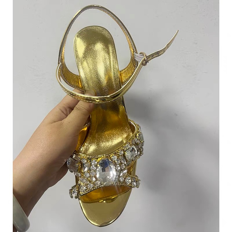 ORDER 💜 Giày Korea quai nhung chéo gót đá 10cm 34-43