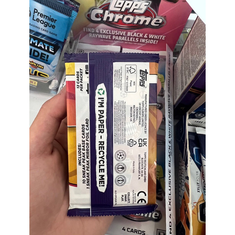 Gói thẻ Topps Match Attax Pack 2023/24