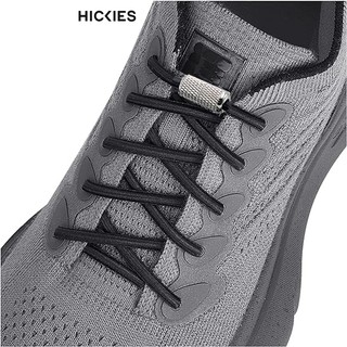 Dây giày thể thao đàn hồi khóa kim loại tròn HICKIES cho người lớn, trẻ em thể hệ mới