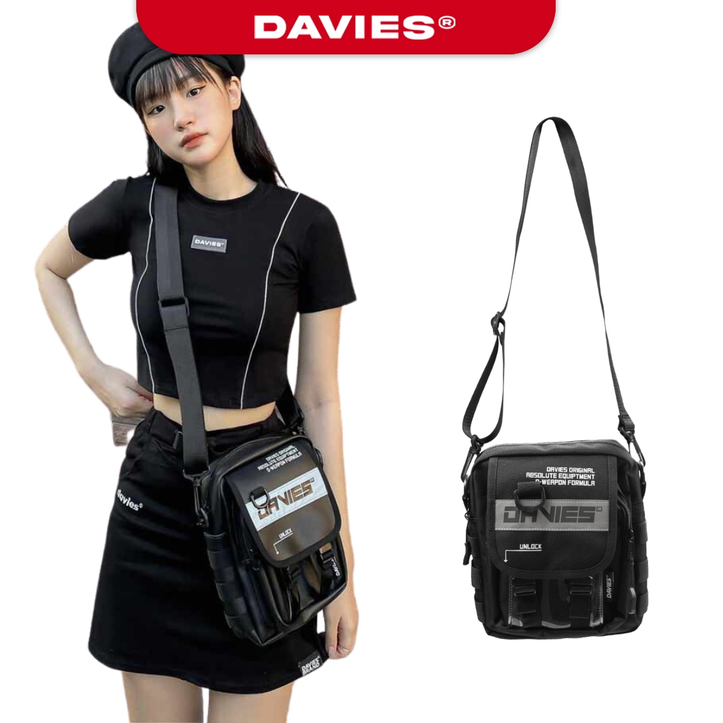 Túi đeo chéo mini nam nữ DAVIES phản quảng Mini Pocket MB.