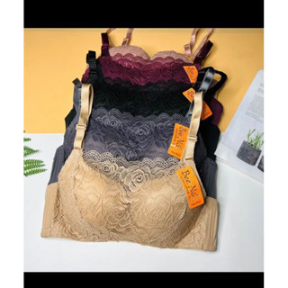 Áo lót ren quây nâng áo ngực bigThái Lan ngực bảng to, đệm mỏng bigszie có gọng, mút mỏng chống sệ