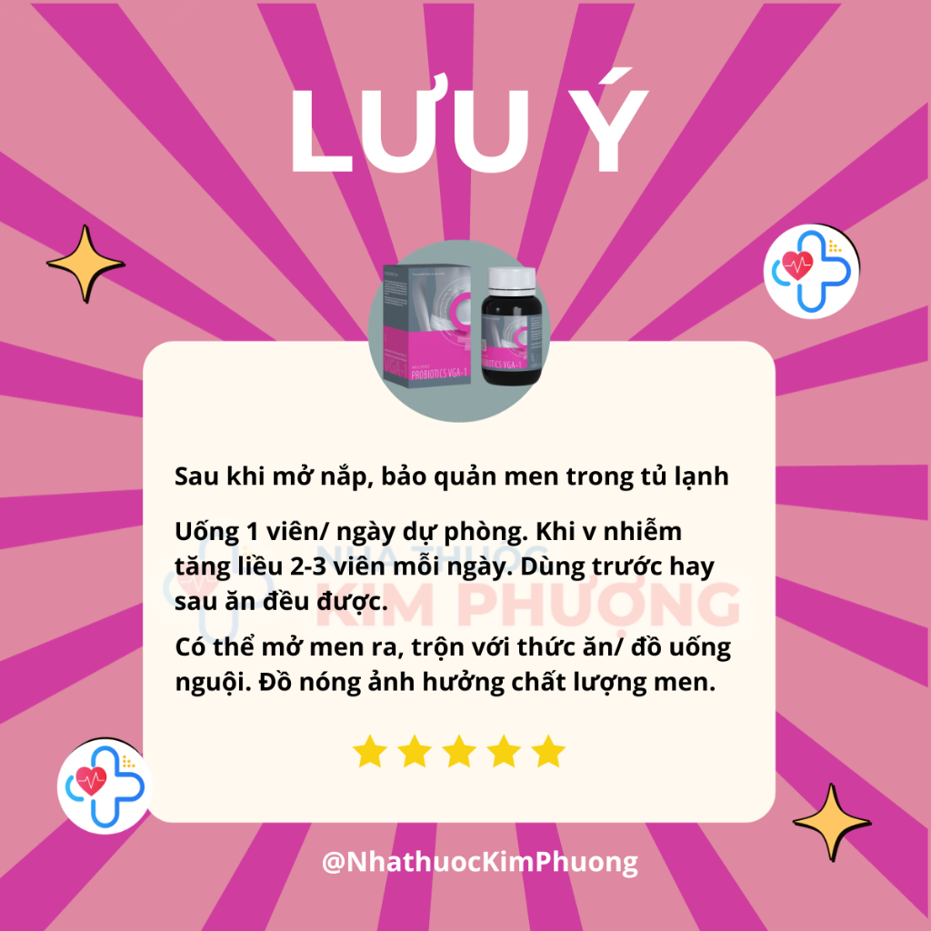 Wellforce ProbioticS VGA-1 Men Vi Sinh Phụ Khoa, Lợi Khuẩn Hộp 30 viên Medimap dung dịch, xịt Maxibac