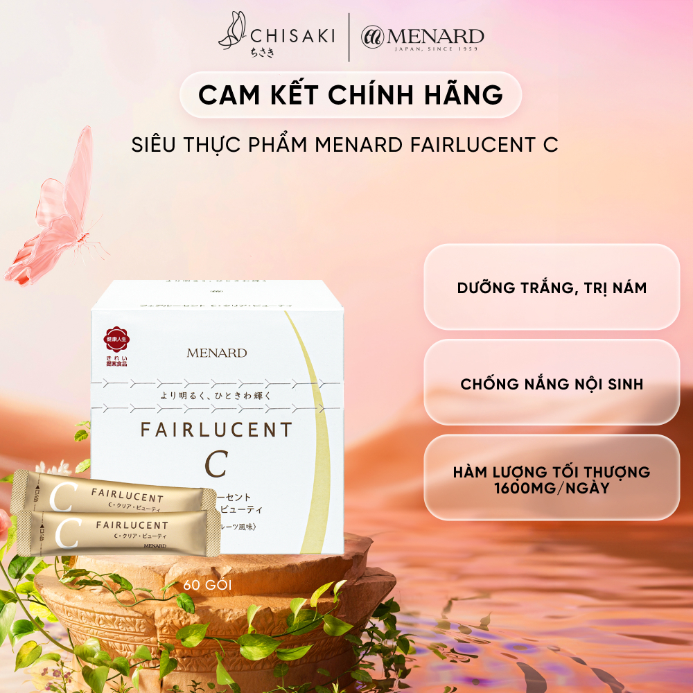 Thực phẩm bảo vệ sức khỏe Menard Fairlucent C  - date T5/2024