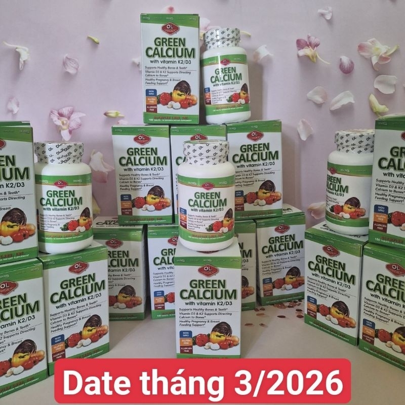 Green Calcium – Canxi hữu cơ an toàn, dễ hấp thu , không táo bón