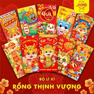 50 BAO LÌ XÌ TẾT 2024 HOT TREND-phong bao lì xì con cọp dễ thương(TẶNG TÚI KIẾNG)