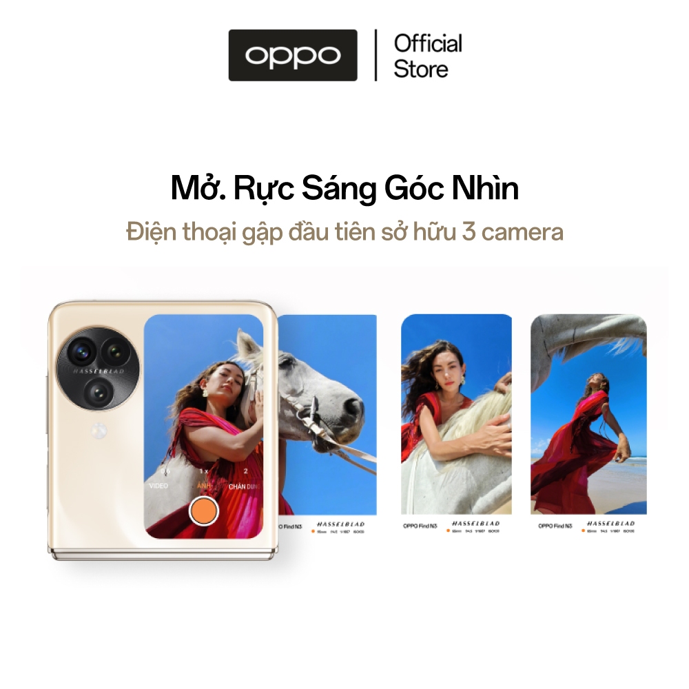 Điện thoại OPPO FIND N3 FLIP (12GB/256GB) - Hàng chính hãng