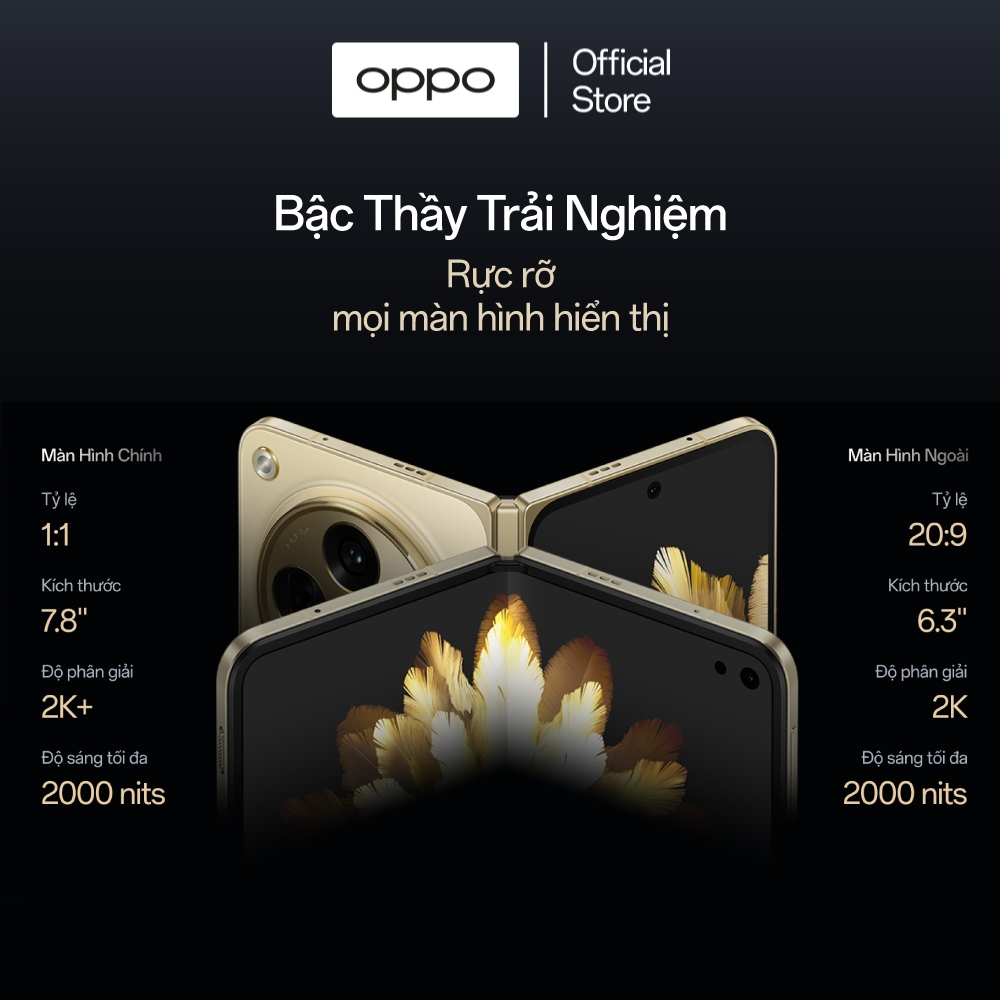 Điện thoại OPPO FIND N3 (16GB/512GB) - Hàng chính hãng