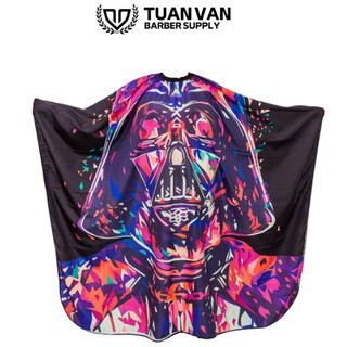 Khăn cắt tóc nam barber áo choàng cắt tóc war star