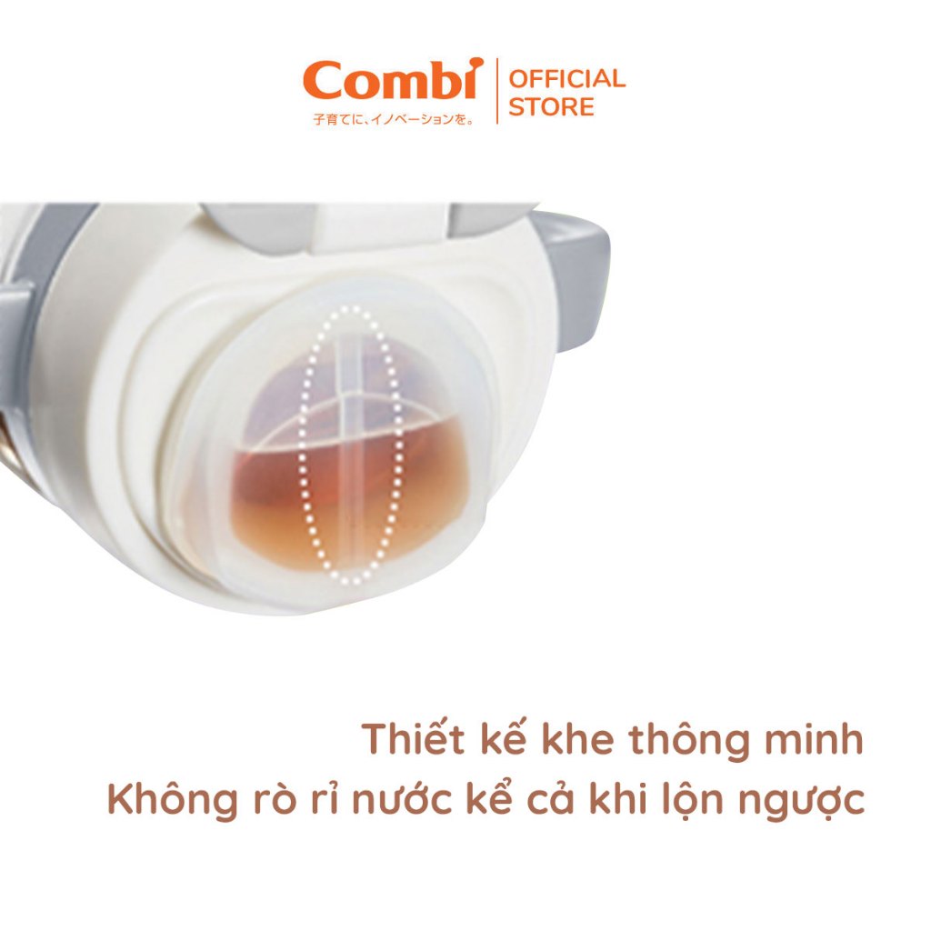 (DUY NHẤT THÁNG 12 - GIẢM 15% ĐỒ CHƠI MUA KÈM) Bình nước Combi LakuMug bước 5 dung tích 240ml Cá xanh