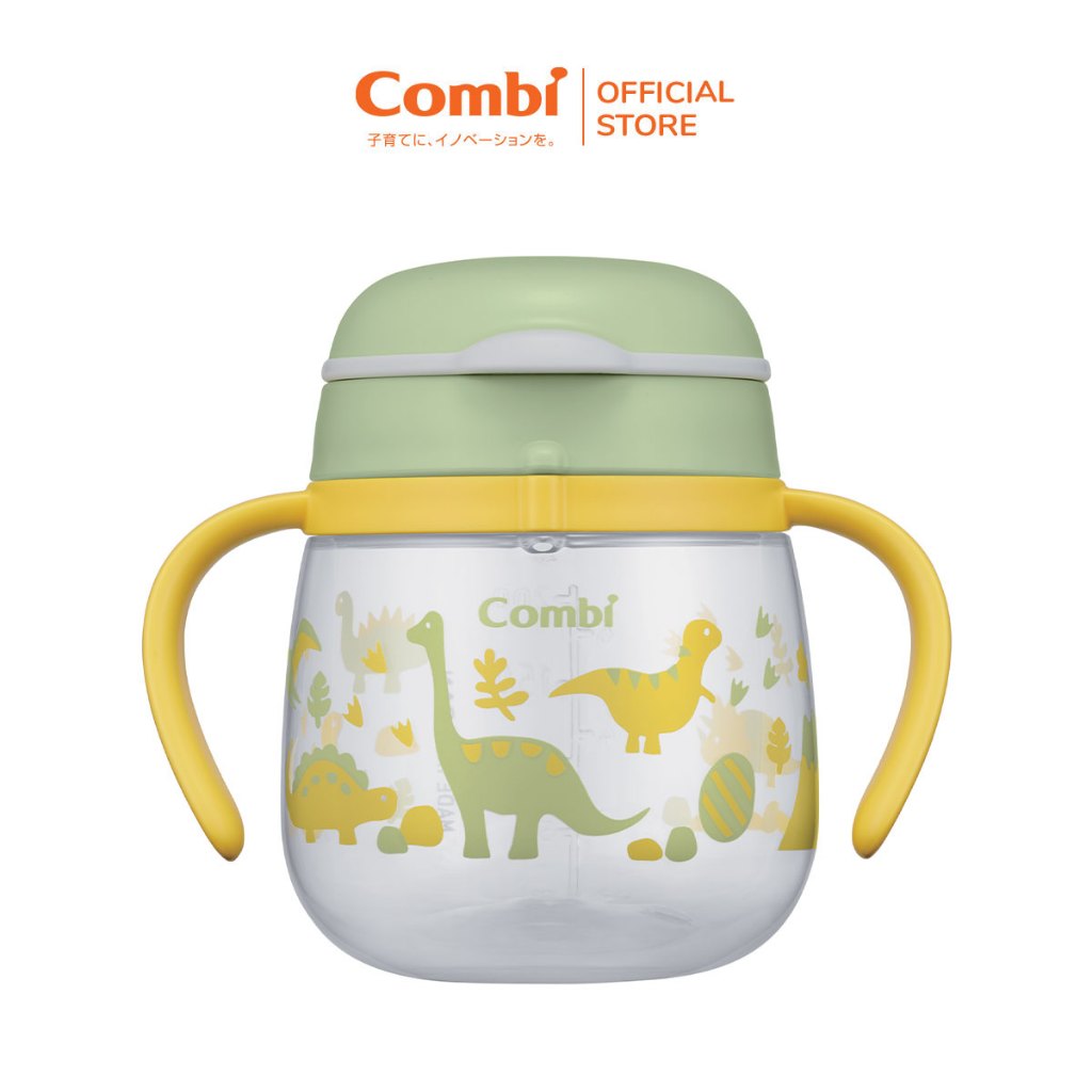 Bình nước Combi LakuMug bước 5  dung tích 240ml Khủng long