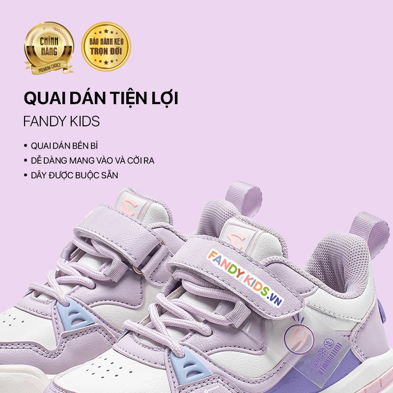 DN-Giày thể thao trẻ em Fandy Kids Eva Tím Pastel GS8019G