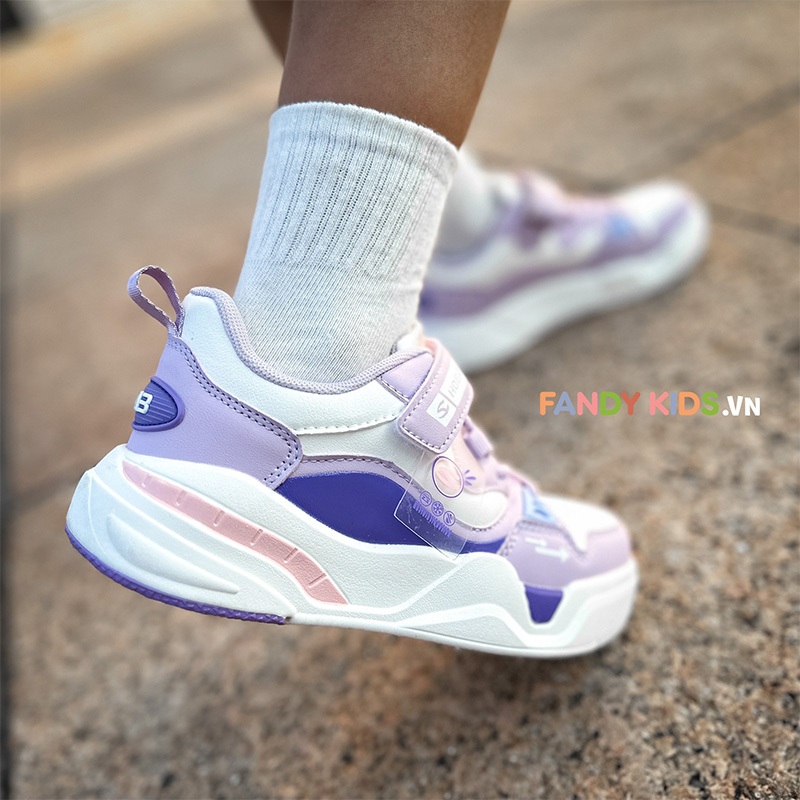 DN-Giày thể thao trẻ em Fandy Kids Eva Tím Pastel GS8019G