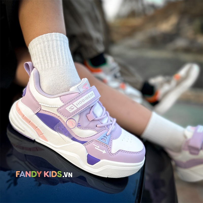 DN-Giày thể thao trẻ em Fandy Kids Eva Tím Pastel GS8019G