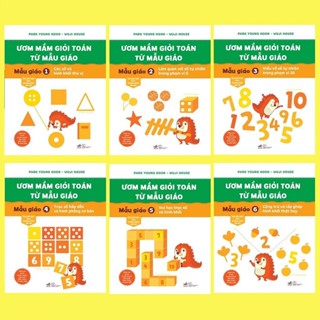 Sách - Bộ: Ươm mầm giỏi toán từ mẫu giáo (6 tập)
