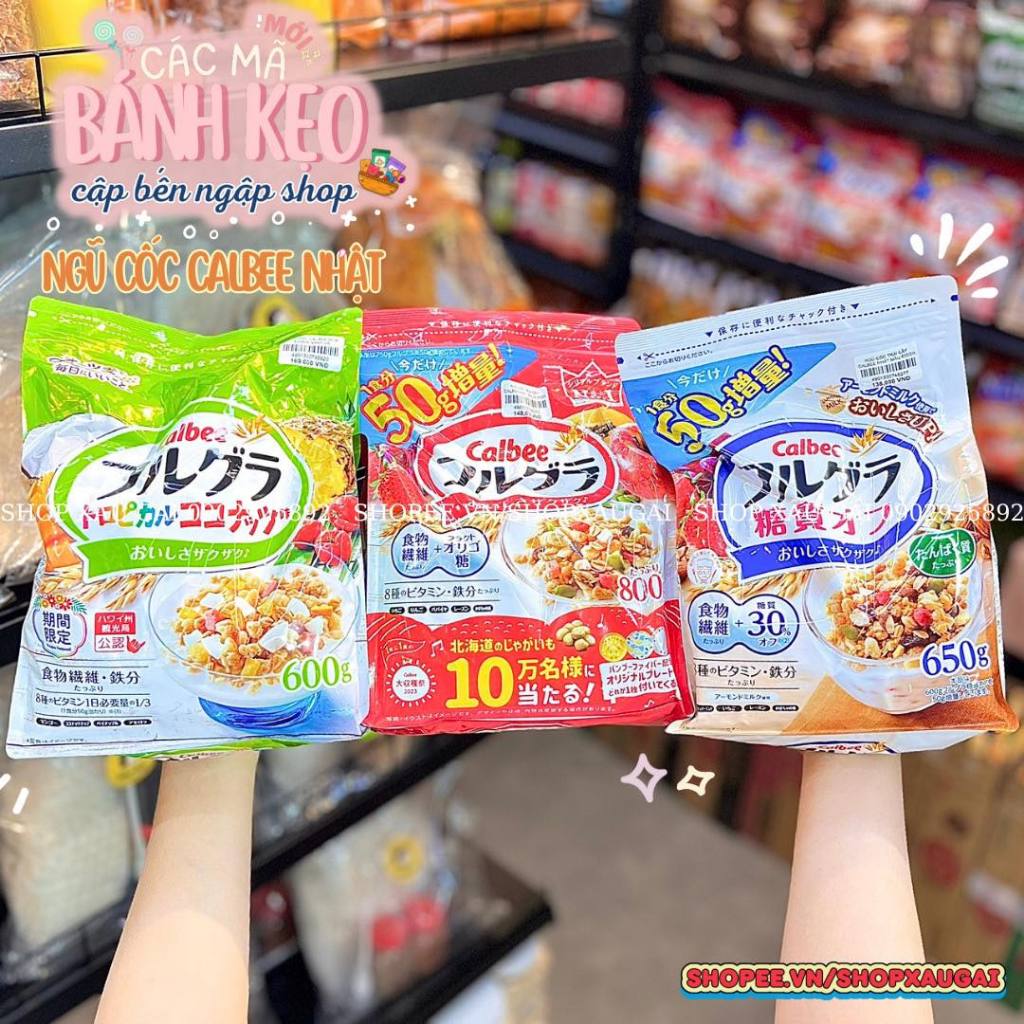 Ngũ Cốc Hoa Quả Sấy Khô Calbee Nội Địa Nhật Bản