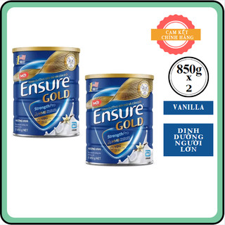 Sữa bột Ensure gold abbott 850g hương vani