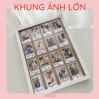  Khung ảnh lớn 30x40cm kèm ảnh in theo yêu cầu Molli