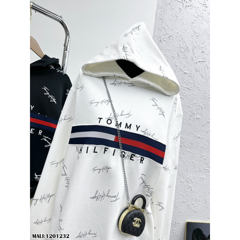 Áo Khoác Nỉ Hoodie Zip Tommy Chữ Kí Phong Cách Trẻ Trung Thời Trang Siêu Hot 2023