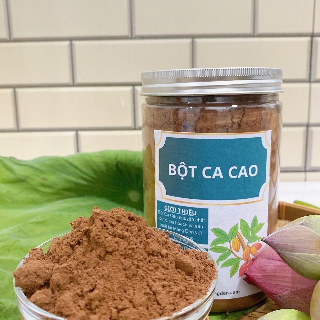 Bột Ca Cao Nguyên chất Măng Đen 250gr Đặc Sản The Măng Đen Kon Tum