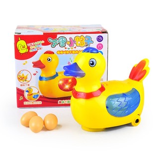 Đồ chơi gà đẻ trứng vịt đẻ trứng có nhạc đèn vui nhộn cho bé - vyvy baby