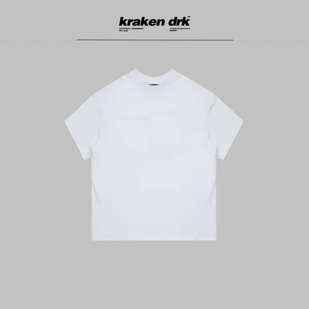 Áo thun trơn form Oversize premium 250GSM _krakendrk