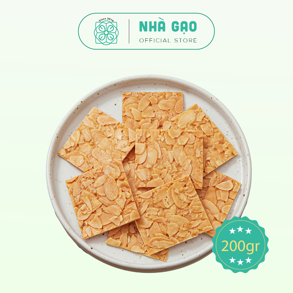 Bánh hạnh nhân thơm ngậy Nhà Gạo