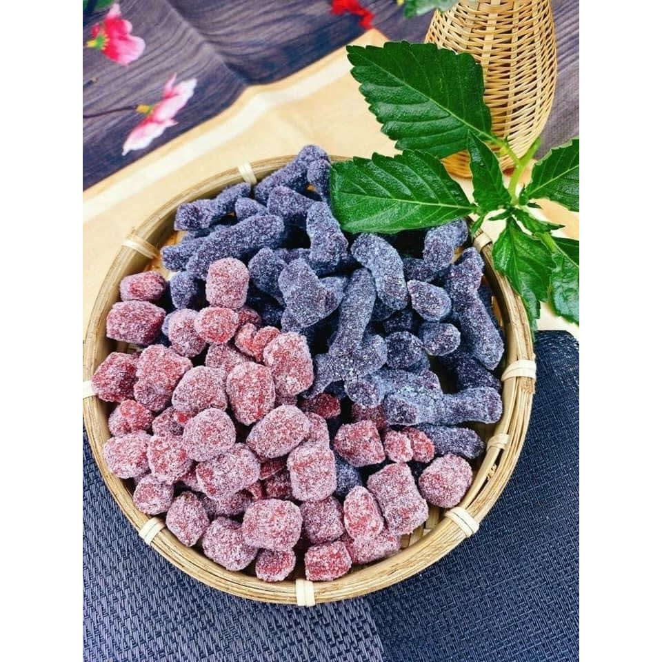 Kẹo dâu tây dâu tằm Đà Lạt, mứt dâu mix 2 vị