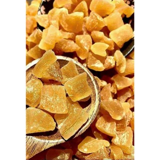 Mứt gừng viên sấy dẻo Organic, gừng sấy mộc hàng loại 1 cay thơm đậm vị