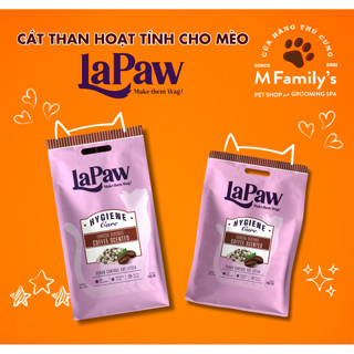 Cát đất sét LAPAW Cát Mèo Siêu Khử Mùi - Than Hoạt Tính Bao 20L(10kg)