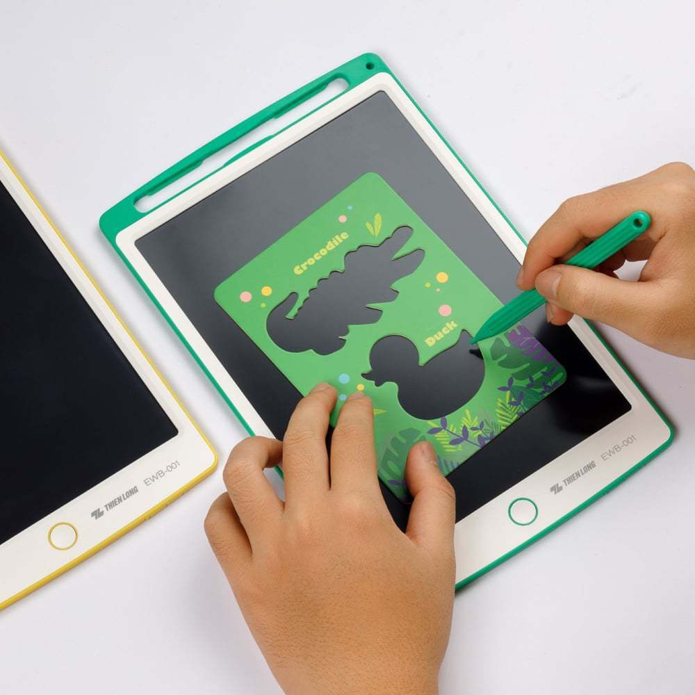 Bảng Vẽ Điện Tử Thông Minh 3D Thiên Long EWB-001 Đa Sắc Màu, Màn Hình 10 Inch Tự Xóa Được, Thúc đẩy Bé sáng tạo