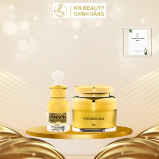 KN Beauty - Combo 2 sản phẩm Ngừa mụn Giảm Thâm Trắng Da: Kem dưỡng 15gr + Serum 30ml