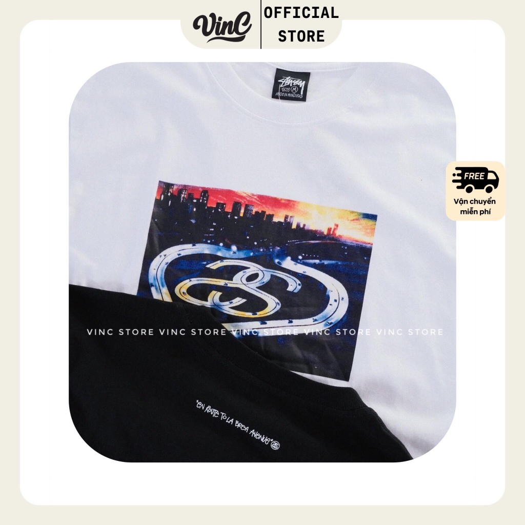 Áo thun Stussy Highway unisex - CÓ SẴN