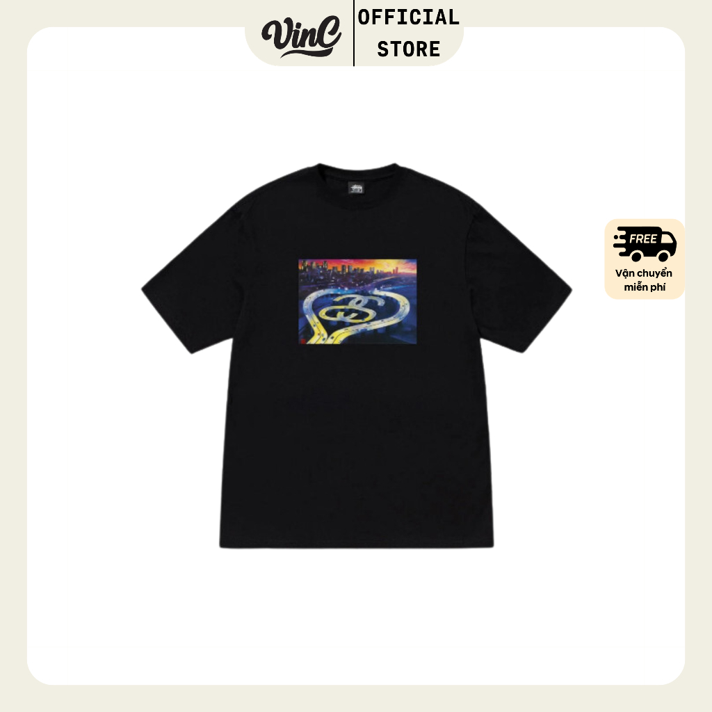 Áo thun Stussy Highway unisex - CÓ SẴN