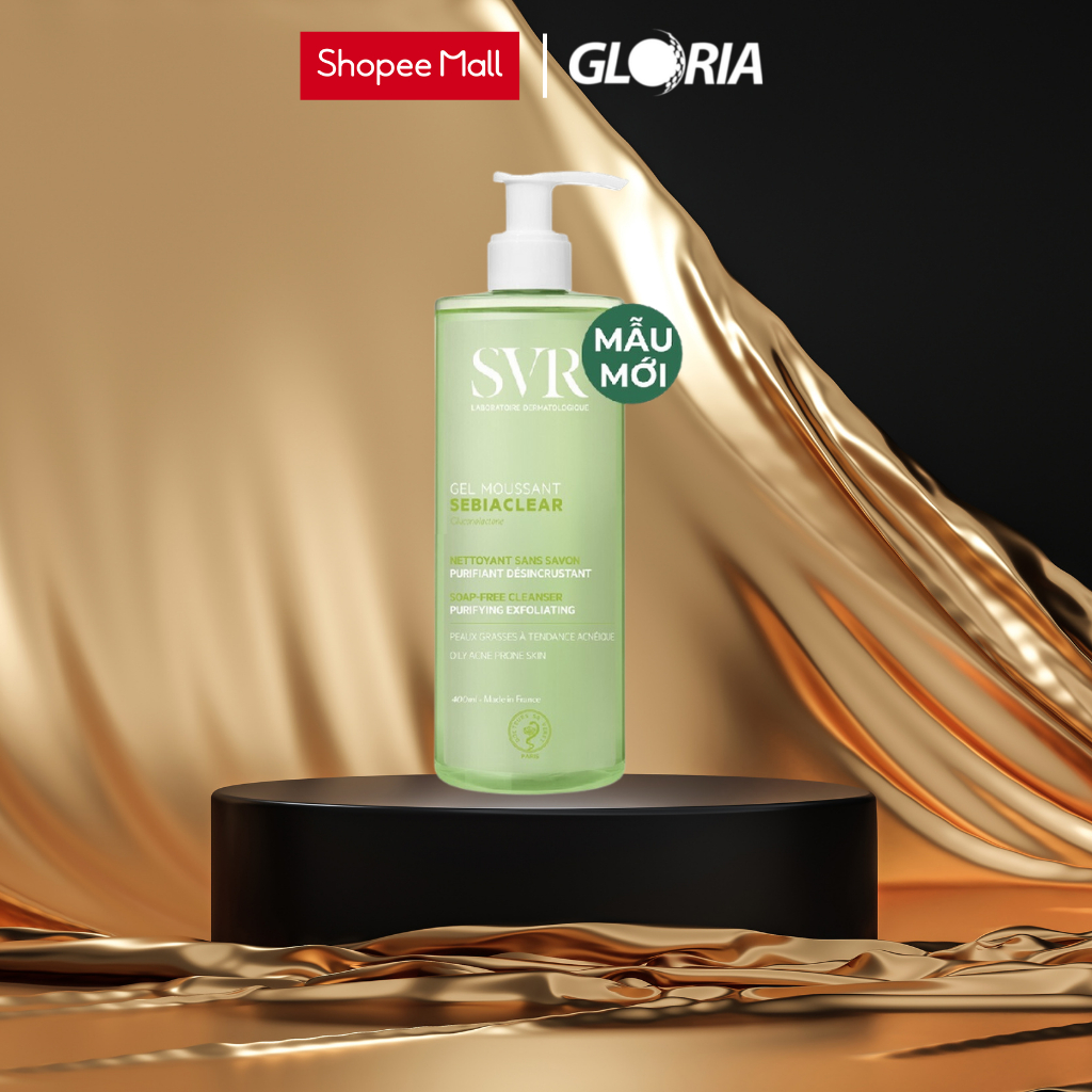 Gel Rửa Mặt Không Có Xà Phòng SVR SEBIACLEAR Moussant 400ml
