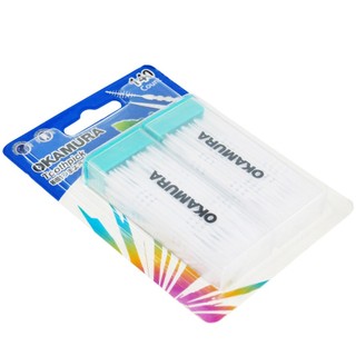 TĂM NHỰA XỈA RĂNG OKAMURA (HỘP 140 CÂY)