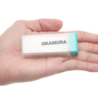 TĂM NHỰA XỈA RĂNG OKAMURA (HỘP 140 CÂY)