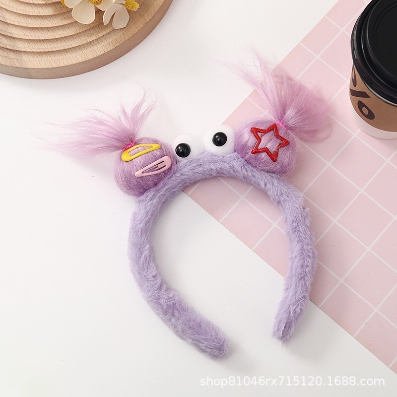 Cài Tóc Cố Định Tóc Rửa Mặt. Dễ Thương Vui Nhộn Sáng Tạo Hình Búp Bê