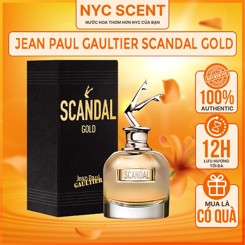 Nước Hoa Nữ Scandal Gold Jean Paul Gaultier, NEW Scandal Sang Trọng Quý Phái - NYCSCENT