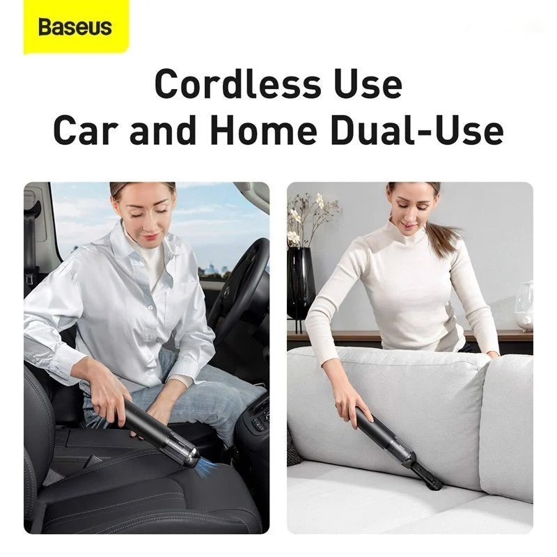 Máy hút bụi Baseus cầm tay A3 Car Vacuum Cleaner (15000pa, 135W, Vacuum Portable Cleaner)
